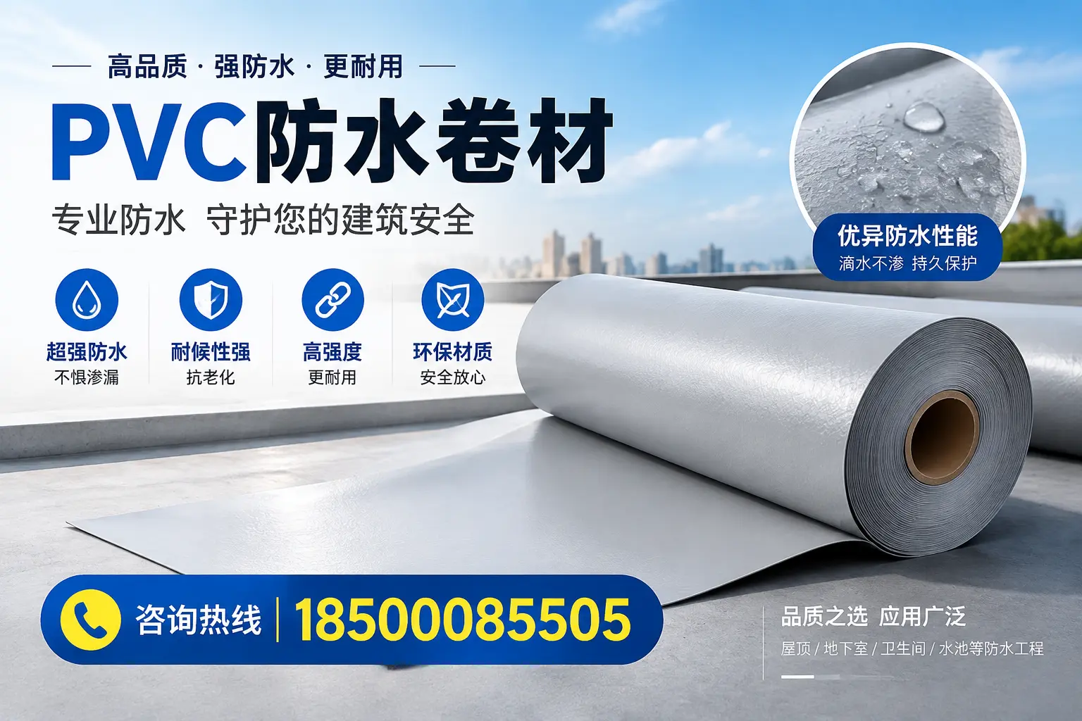 榆林地区pvc防水卷材的市场现状与发展趋势
